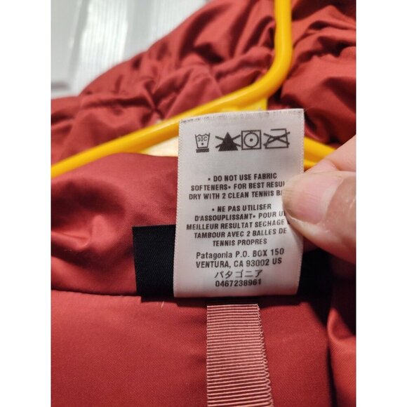 Patagonia Downtown Loft Down Puffer Jacket‎ Women's XS Red Hooded - Picture 8 of 10